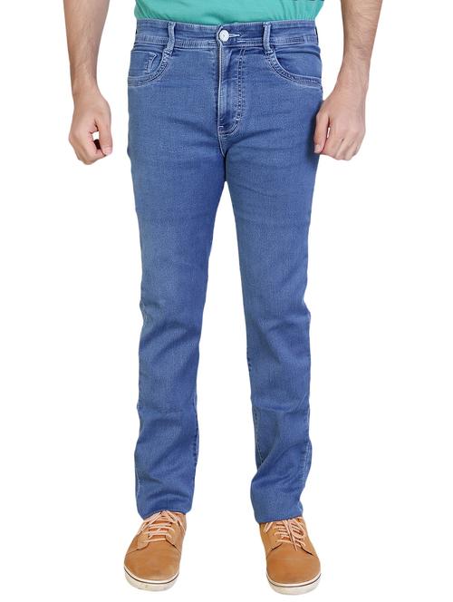 blue denim plain jeans - 15916076 - Very Small Image - 1
