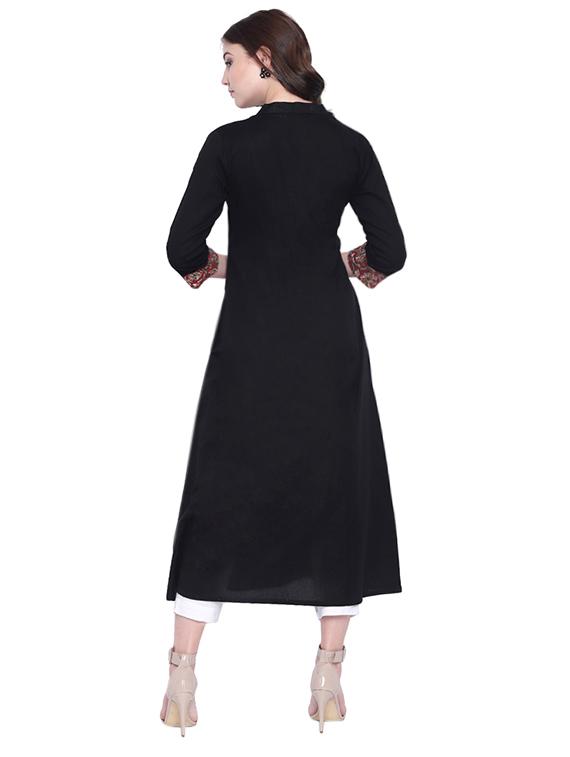 women's front slit kurta - 15916651 - Zoom Image - 2