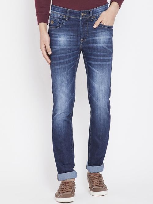 blue denim washed jeans - 15916797 - Very Small Image - 1