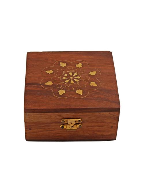 desi karigar wooden jewellery box - 15918850 - Very Small Image - 1