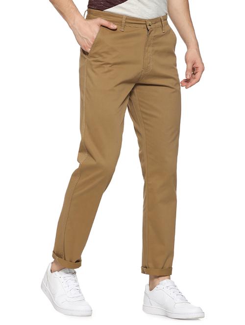 beige cotton chinos - 15919675 - Very Small Image - 1