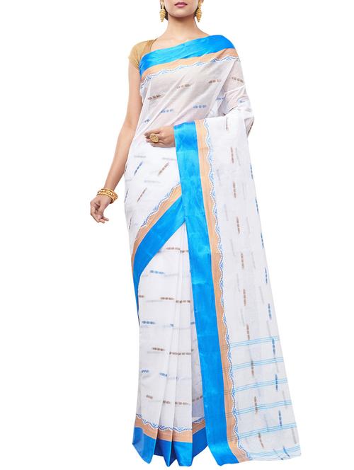 ethnic motif tant saree - 15921902 - Very Small Image - 1