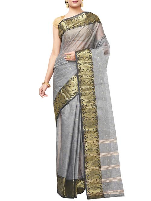 ethnic motif tant saree - 15921936 - Very Small Image - 1