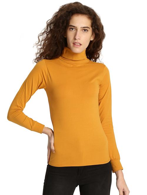 women's plain turtle neck t-shirt - 15921965 - Very Small Image - 1