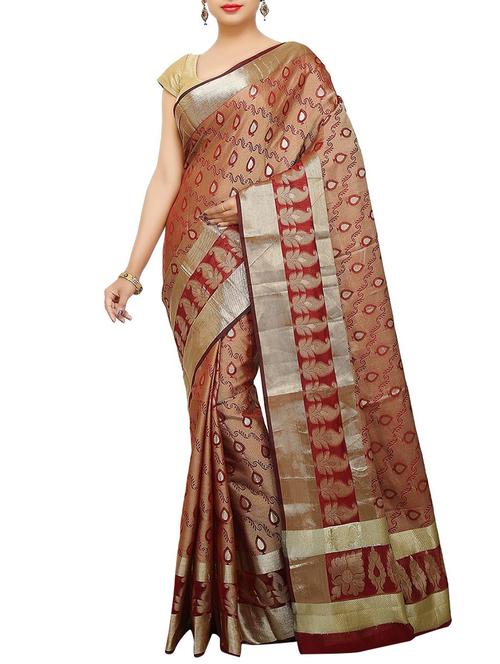 women's null multi colored saree with blouse - 15925832 - Very Small Image - 1