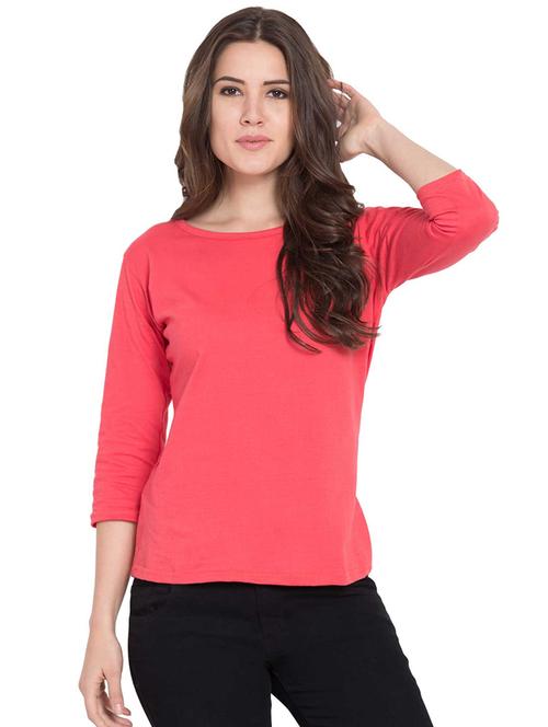 round neck solid tee - 15926375 - Very Small Image - 1