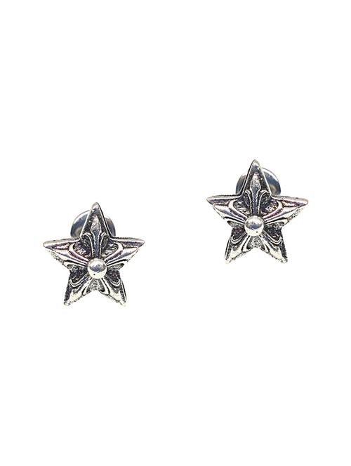 silver metal studs earring - 15927133 - Very Small Image - 1