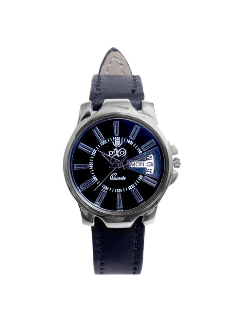 round dial analog watch-(px fg3010-blk) - 15928130 - Very Small Image - 1