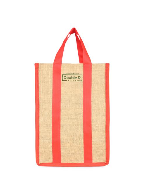 red jute regular shopping bag - 15930096 - Very Small Image - 1