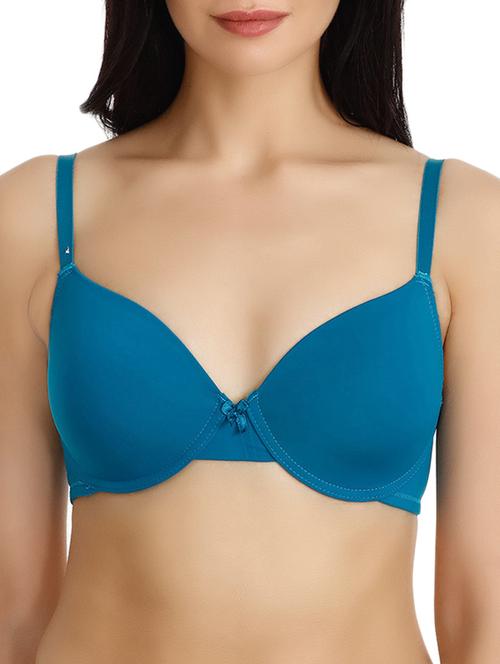 bow patch solid t-shirt bra - 15932410 - Very Small Image - 1