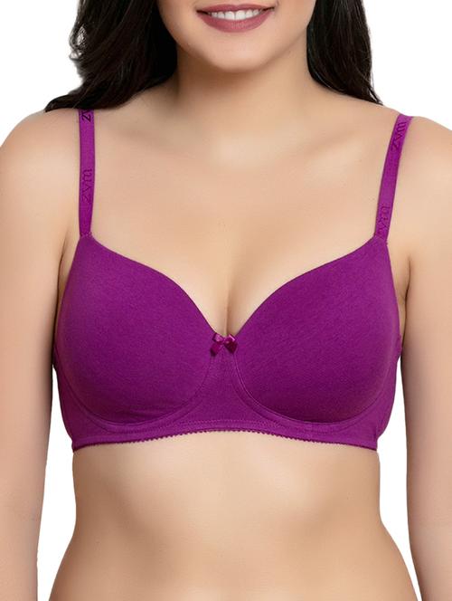 bow patch tshirt bra - 15932422 - Very Small Image - 1
