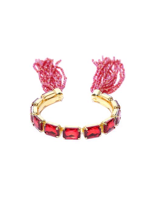 red metal bangle  bracelet - 15932831 - Very Small Image - 1