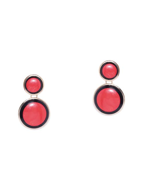 red brass drop earring - 15933228 - Very Small Image - 1