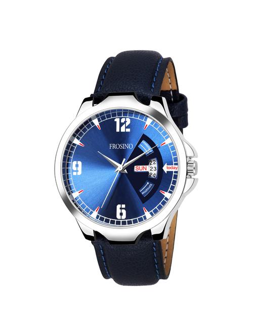 frosino blue strap analog watch for boys and men - 15933769 - Very Small Image - 1