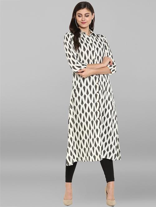 printed a-line kurta - 15935908 - Very Small Image - 1