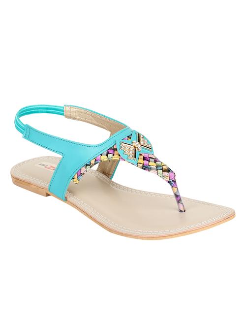 blue back strap sandals - 15936558 - Very Small Image - 1
