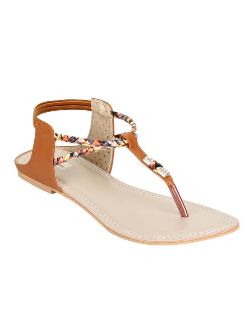 tan back strap sandals - 15936561 - Very Small Image - 1
