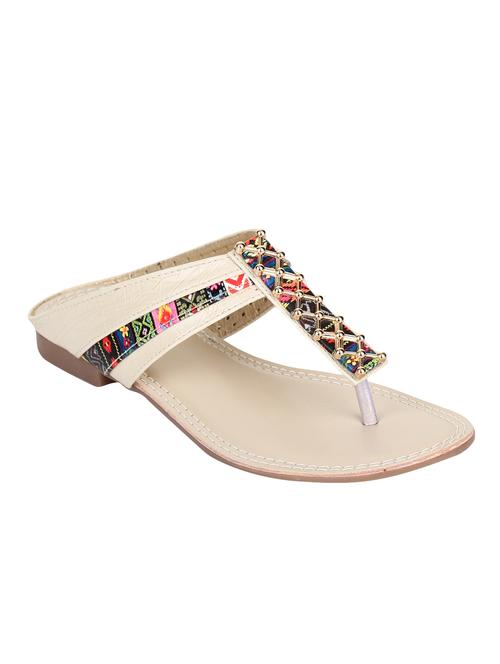 beige toe separator sandals - 15936566 - Very Small Image - 1