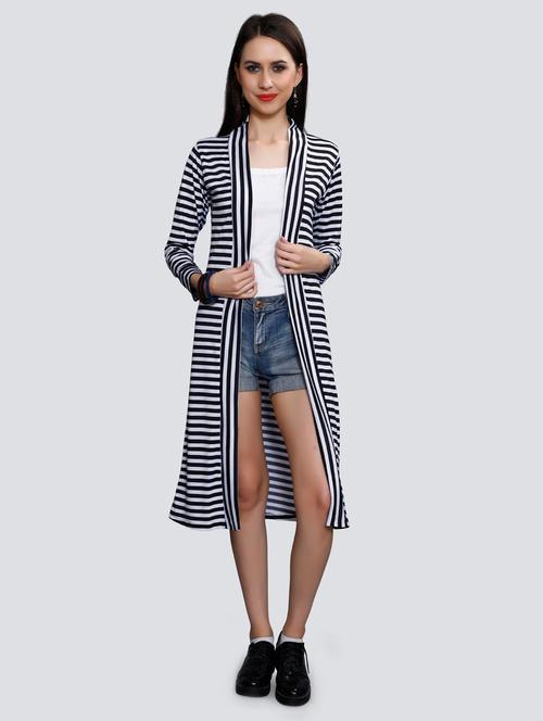long sleeved striped shrug - 15937885 - Very Small Image - 1