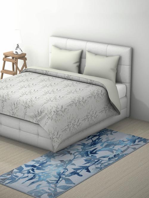 floral pattern polyamide nylon midnight garden rug runner - 15942679 - Very Small Image - 1