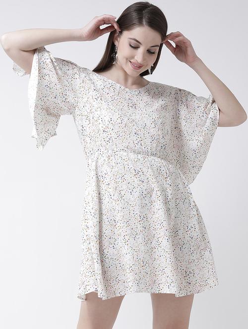 women's fit & flare printed dress - 15944598 - Very Small Image - 1