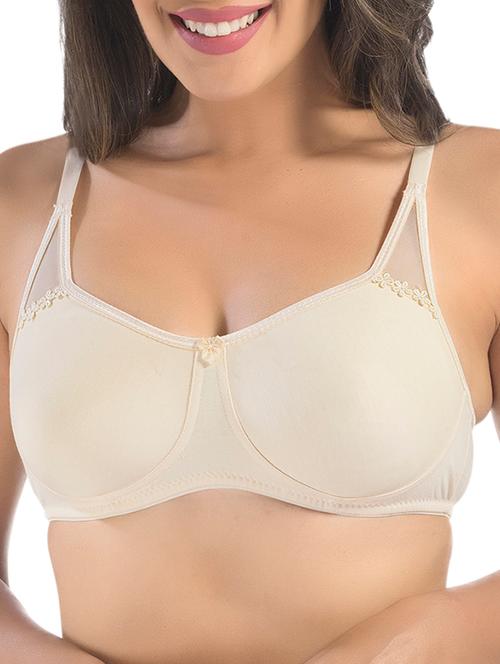 bow patch solid bra - 15946688 - Very Small Image - 1