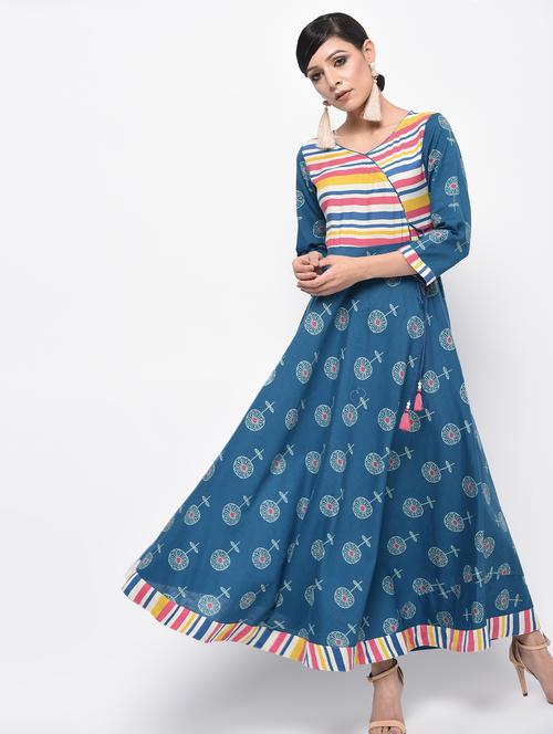 angrakha printed kurta - 15947442 - Very Small Image - 1