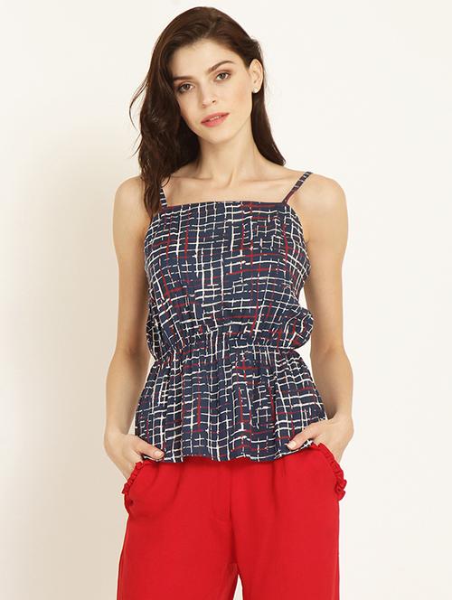 cami neck crop top - 15951800 - Very Small Image - 1