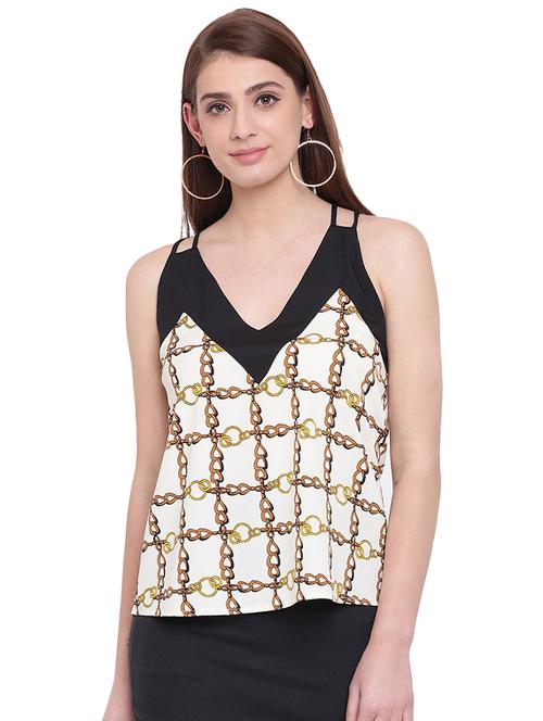 racer back chain print cami top - 15955320 - Very Small Image - 1