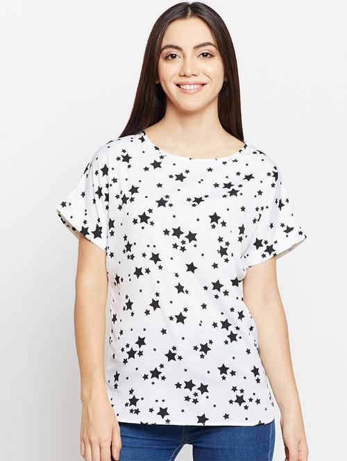 dolman sleeved star print top - 15956941 - Very Small Image - 1