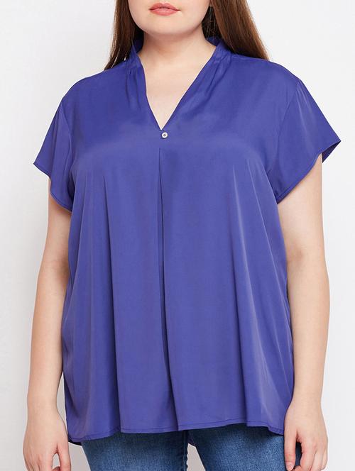 v-neck plus tunic - 15956951 - Very Small Image - 1