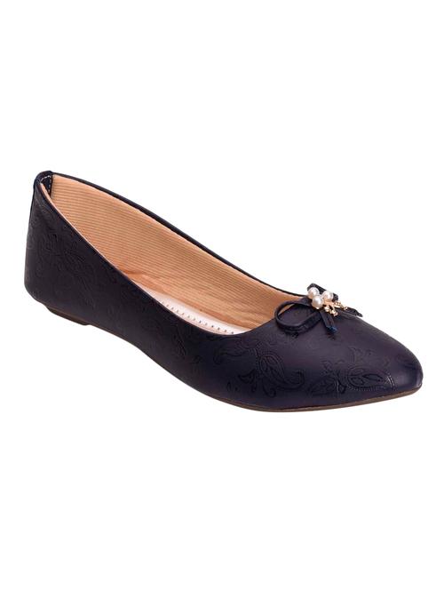 blue slip on ballerinas - 15958334 - Very Small Image - 1
