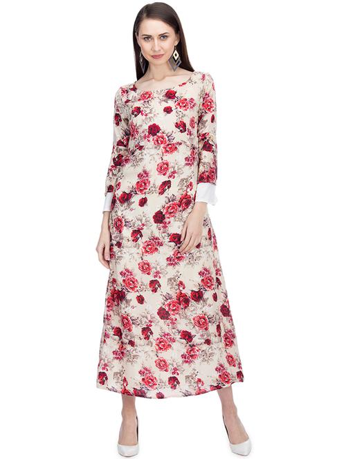 women's  floral dress - 15966378 - Very Small Image - 1