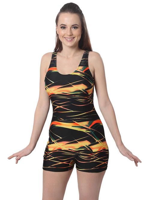 scoop neck printed swimsuit - 15967229 - Very Small Image - 1