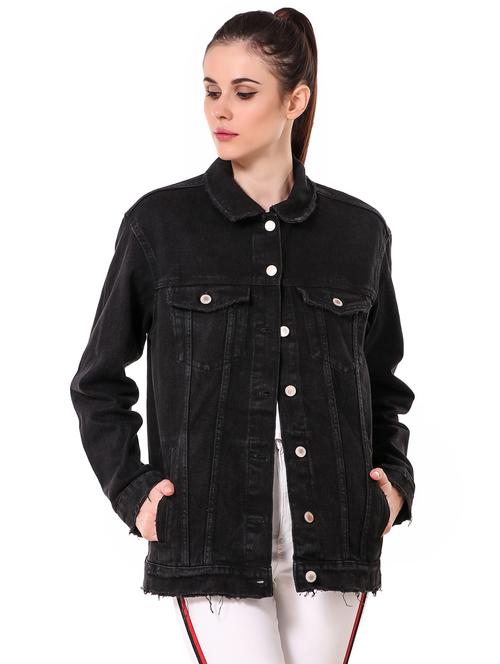 button up denim jacket - 15968313 - Very Small Image - 1
