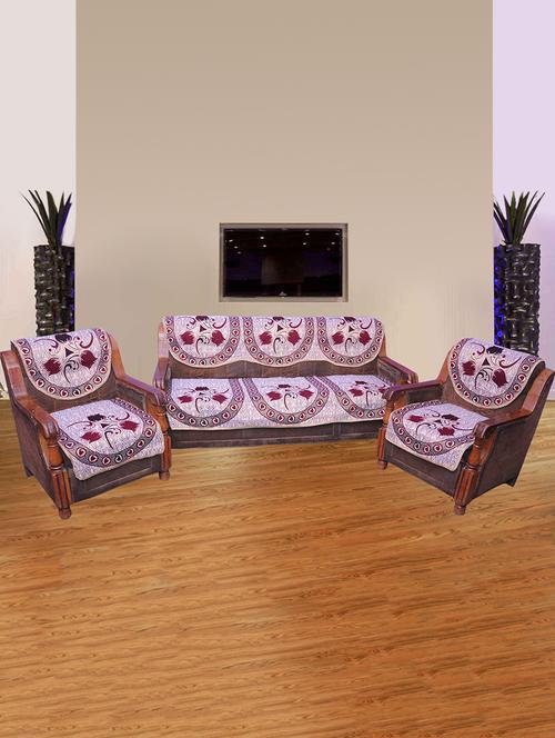 set of 5 sofa cover - 15968334 - Very Small Image - 1