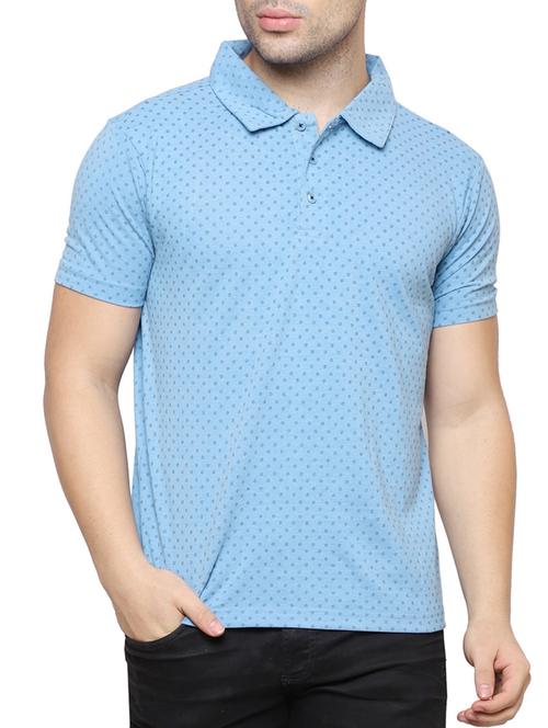 blue all over print t-shirt  - 15969117 - Very Small Image - 1