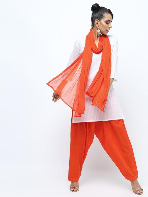 solid salwar with dupatta set - 15969151 - Very Small Image - 1