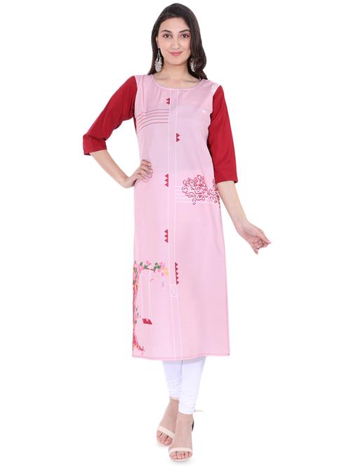 digital printed straight kurta - 15969860 - Very Small Image - 1