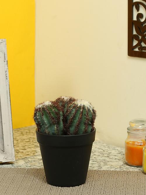 artificial plastic cactus with abs plastic pot by aapno rajasthan - 15970688 - Very Small Image - 1