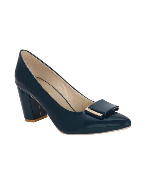 navy slip on pumps - 15971445 - Very Small Image - 1