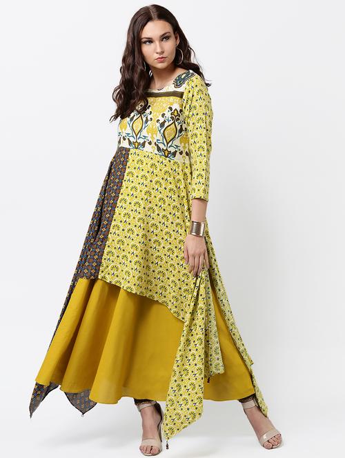 layered printed kurta - 15972386 - Very Small Image - 1