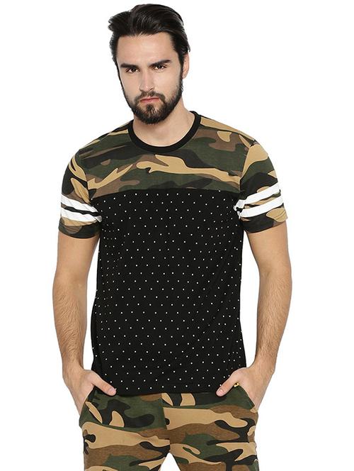 black camouflage tshirt - 15972781 - Very Small Image - 1