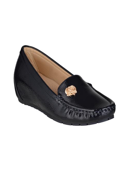 navy synthetic slip on loafers - 15973367 - Very Small Image - 1