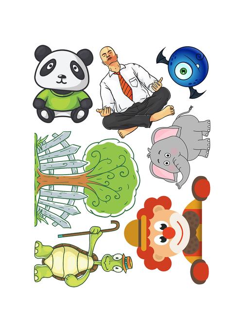 rawpockets wall decals ' color switch board combo no.24 '  wall stickers (pvc vinyl) multicolour - 15973870 - Very Small Image - 1