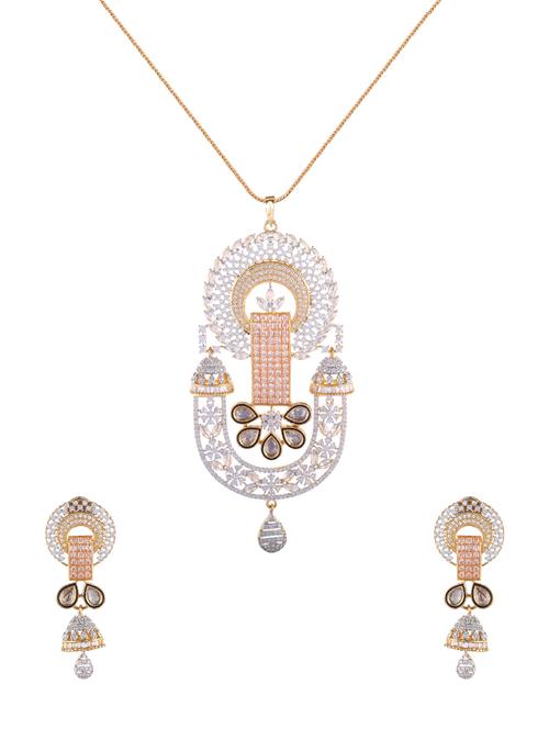 orange gold tone  pendant - 15978106 - Very Small Image - 1