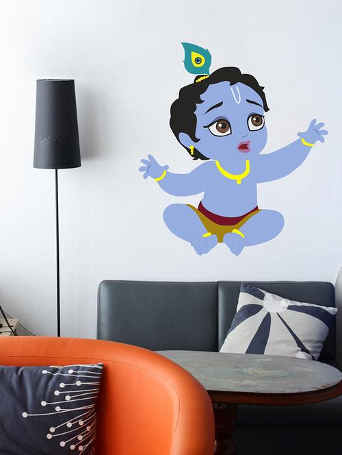 baby krishna wall stickers - 15980662 - Very Small Image - 1
