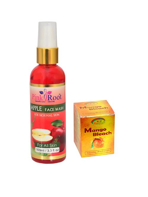 pink root apple face wash  with mango bleach - 15985537 - Very Small Image - 1