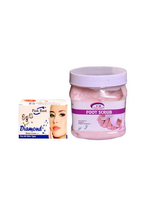 pink root foot scrub  with diamond bleach - 15985580 - Very Small Image - 1