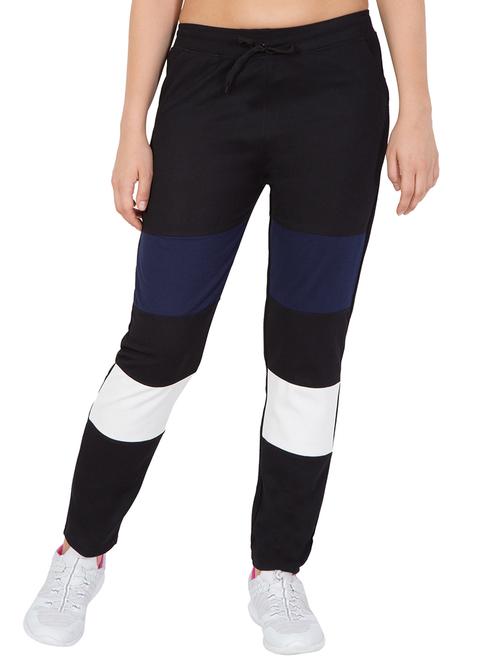 drawstring waist color block track pant - 15996823 - Very Small Image - 1
